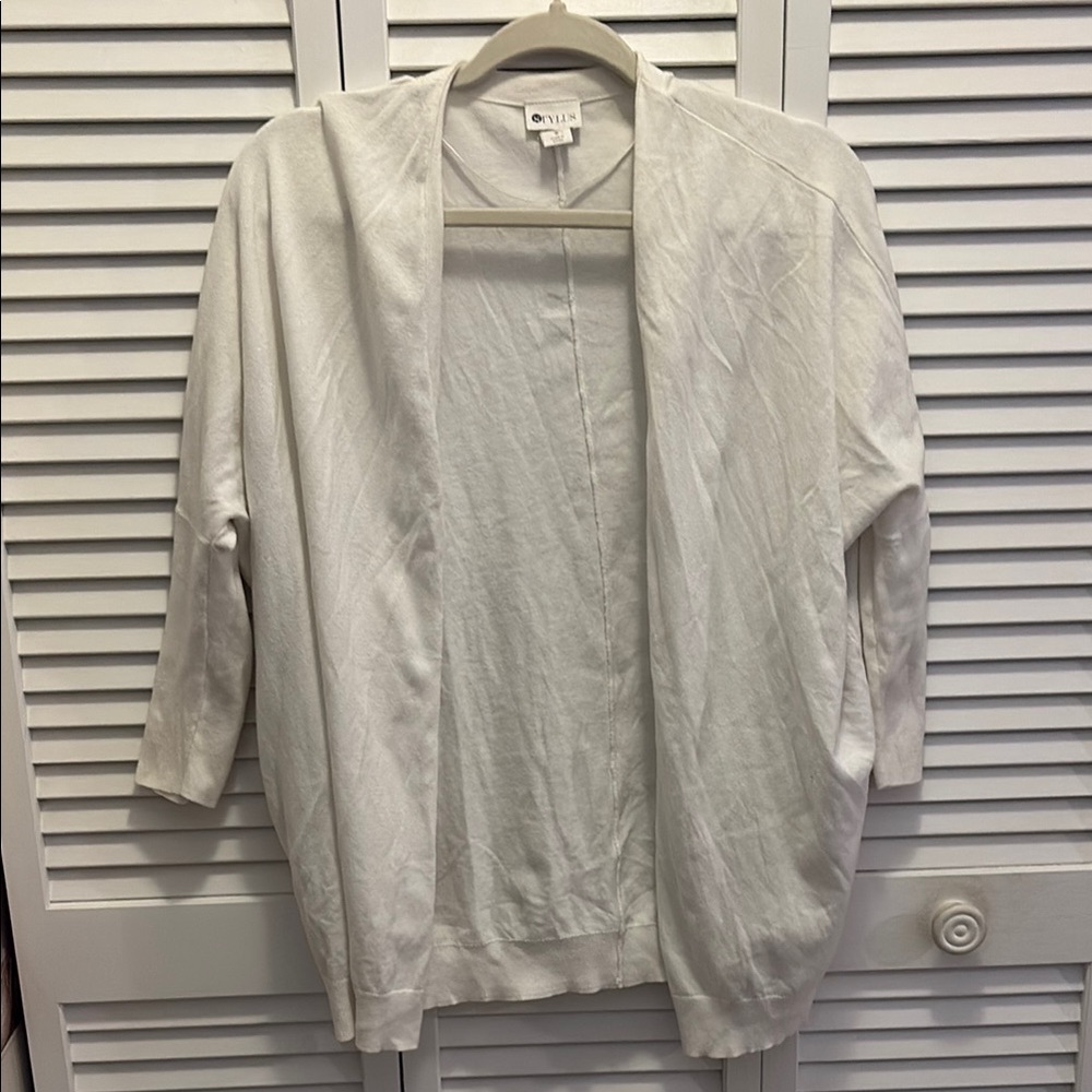 Olivia Sky Ivory Open Front Cardigan